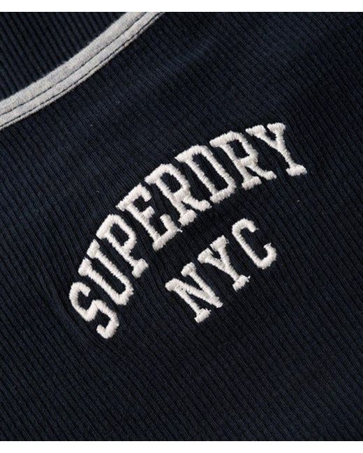 Superdry Black Athletic Essentials Cami Top
