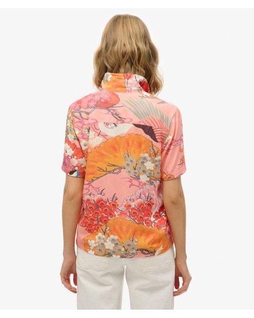 Superdry Red & Co Beach Resort Shirt