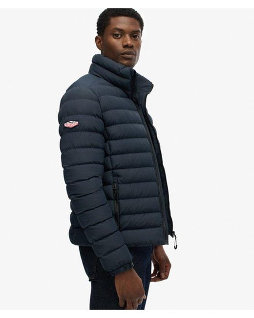Superdry Blue & Co Fuji Printed Padded Jacket for men