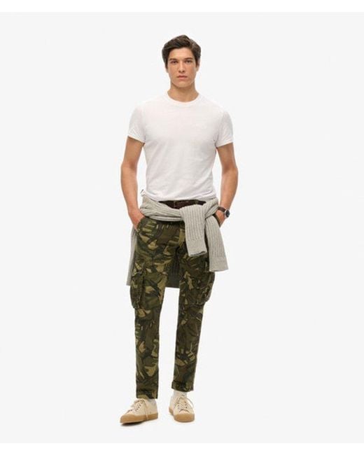 Superdry Core Cargo Broek in het Green voor heren