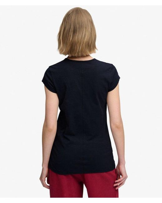 Superdry Blue Athletic Essential Slub T-Shirt