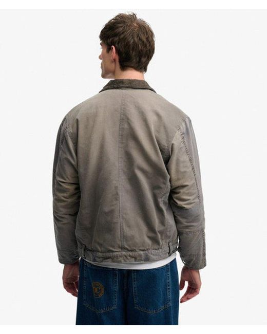 Superdry Gray & Co Carhartt Reworked Collared Jacket for men