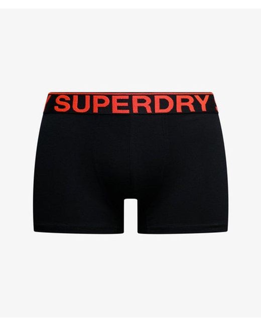 Superdry Black & Co Trunk Triple Pack for men