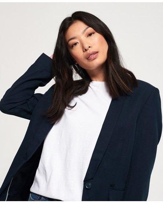 Superdry Blue Superlative Blazer