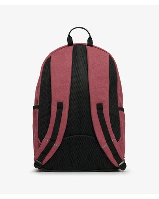 Superdry Red Workwear Canvas Montana Backpack