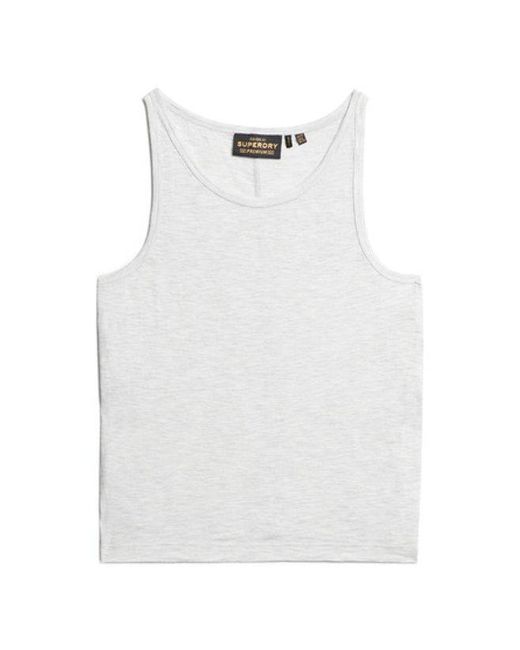 Superdry Blue & Co Ruched Tank Top