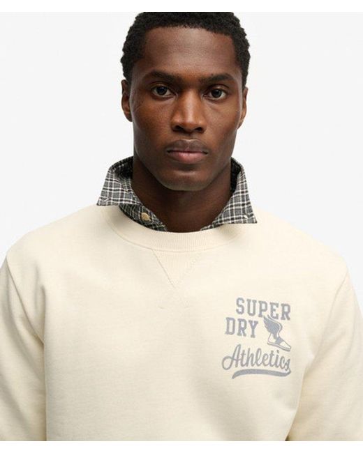 Superdry Natural & Co Athletic Essentials Crew Sweatshirt for men