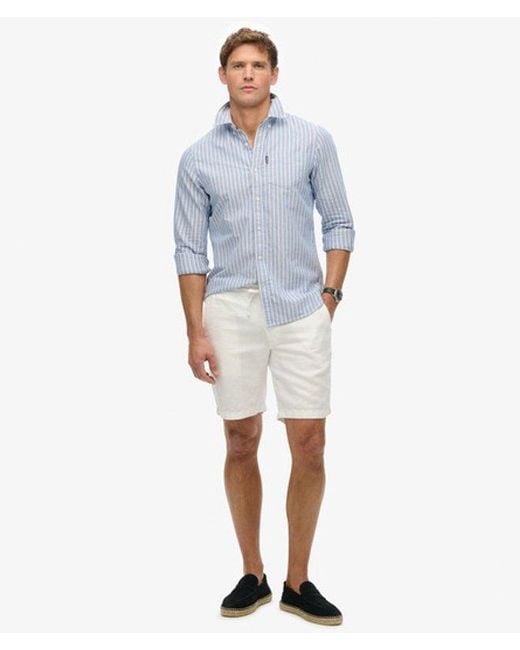 Superdry Natural & Co The Merchant Store- Linen Shorts for men