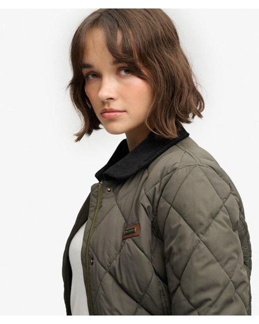 Superdry Green & Co Cord Trimmed Liner Jacket