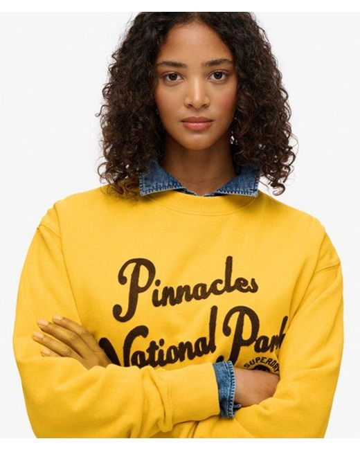 Superdry Yellow & Co Lo-fi Outdoor Loose Sweatshirt