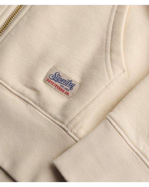 Superdry Natural & Co Luxe Casual Zip Hoodie