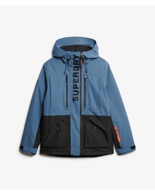 Superdry Blue & Co Ultimate Freestyle Ski Jacket for men