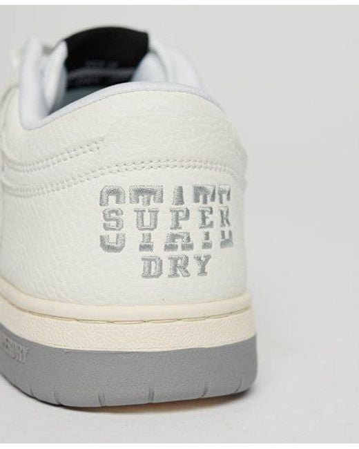Superdry Lage Vegan Jump Sneakers in het White