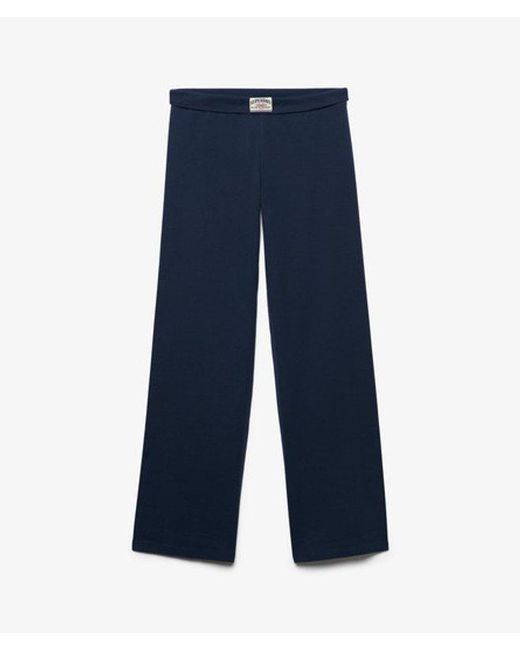 Superdry Blue & Co Athletic Essentials Fold Over joggers