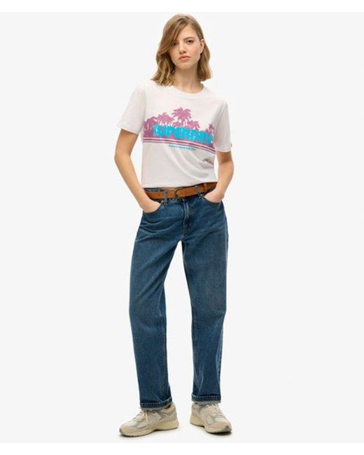 Superdry White & Co Outdoor Stripe Relaxed T-shirt