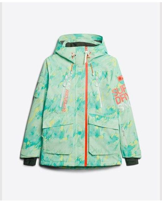 Superdry Green Sport Ultimate Rescue Ski Jacket