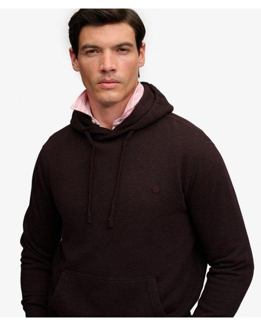 Superdry Black & Co Essential Logo Hoodie for men