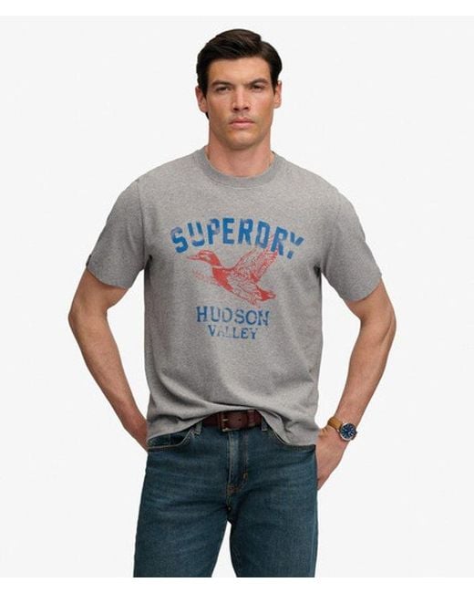 Superdry Gray & Co Wild Frontier T-shirt for men