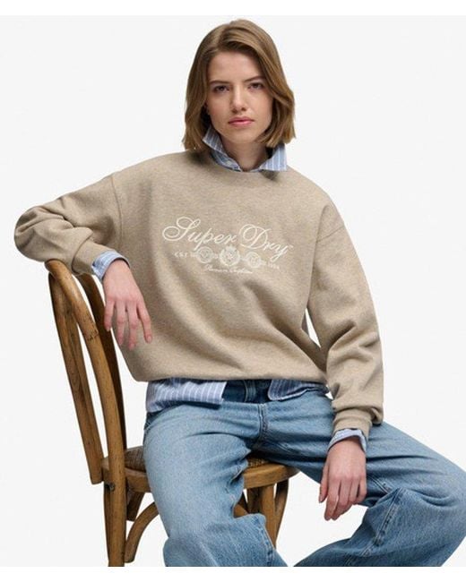 Superdry Blue & Co Country Club Crew Sweatshirt