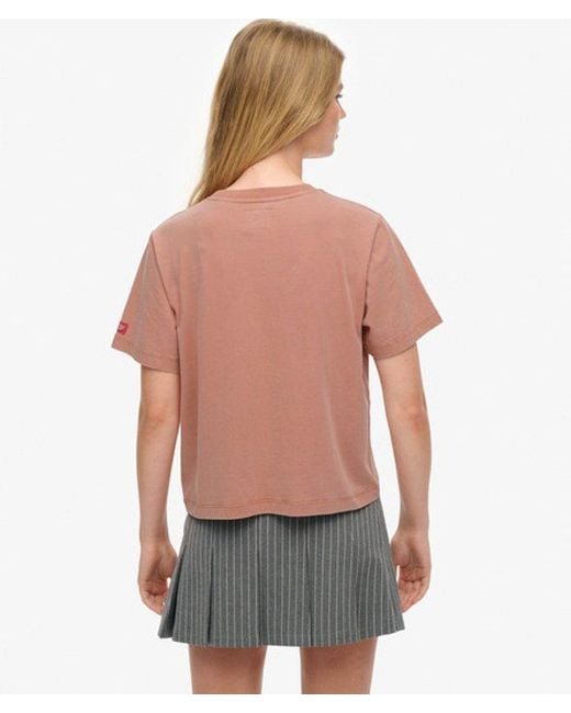 Superdry Brown & Co Roadside Trade Relaxed T-shirt