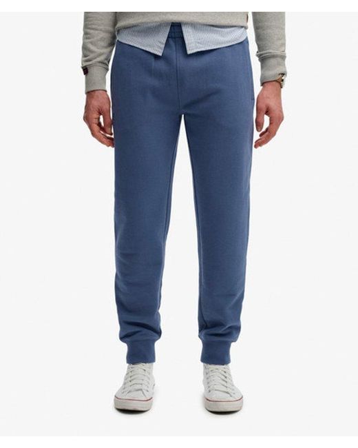 Superdry Blue & Co Essential Logo Half Brushed joggers for men