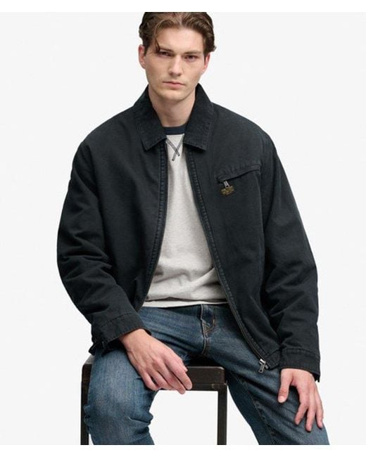 Superdry Black & Co Workwear Ranch Jacket for men