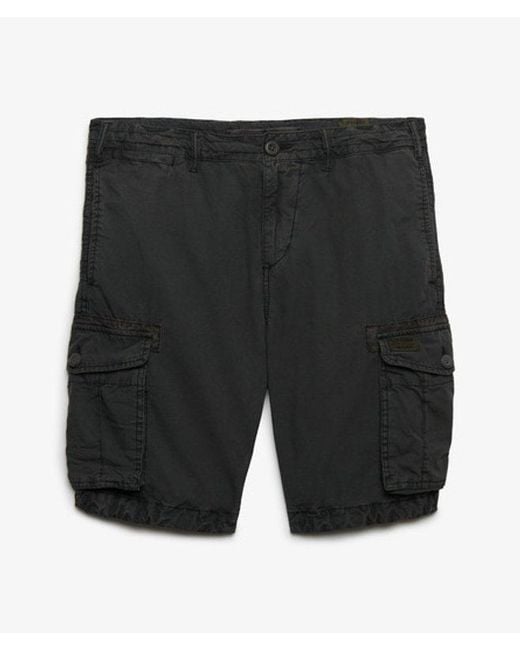 Superdry Black & Co Parachute Light Shorts for men