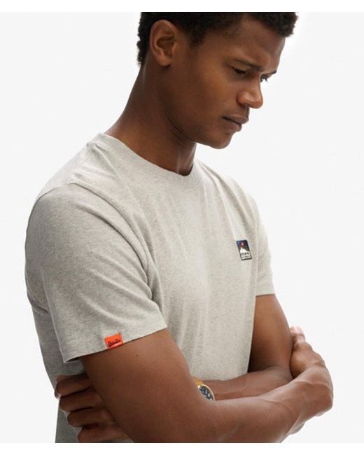 Superdry Brown & Co Great Outdoors Embroidered Relaxed T-shirt for men