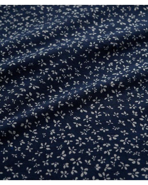 Superdry Blue Athletic Essentials Wrap Dress
