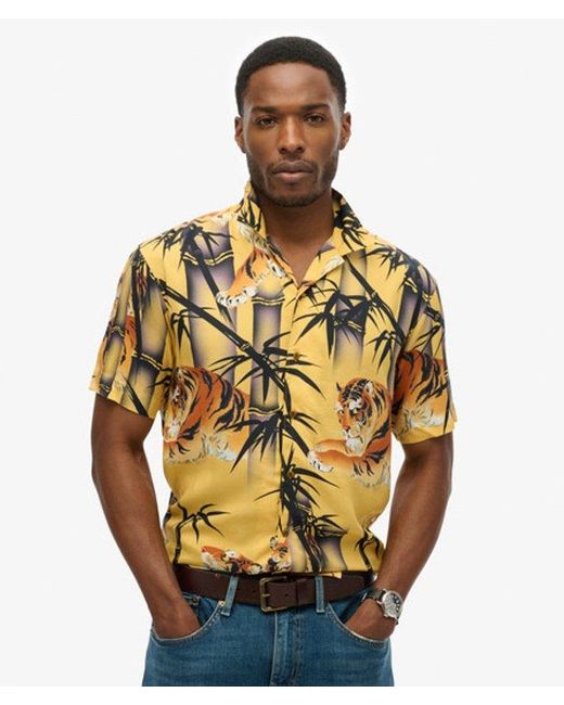 Superdry Metallic & Co Hawaiian Resort Shirt for men