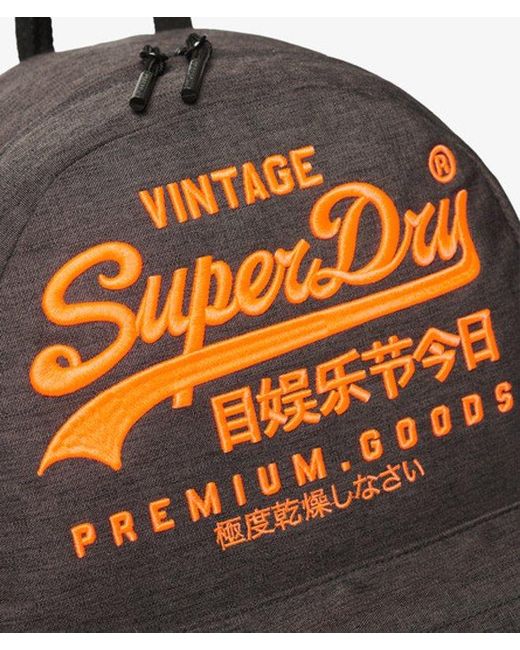 Superdry Gray Heritage Montana Backpack