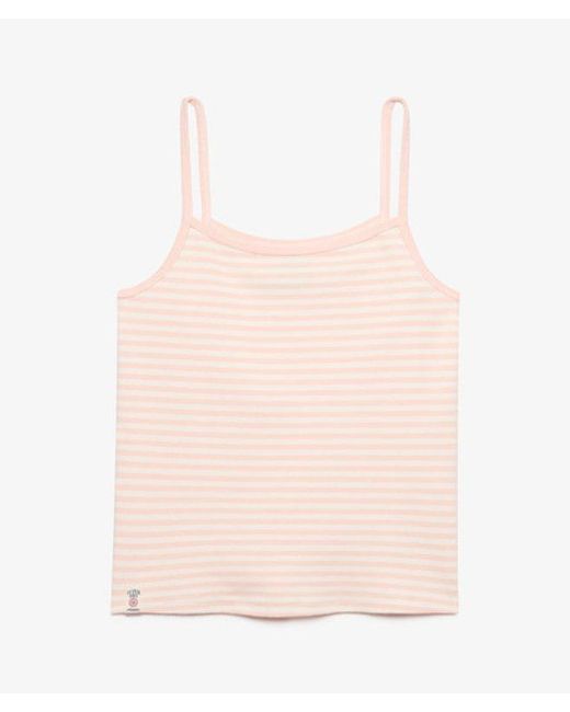 Superdry Blue & Co Athletic Essentials Stripe Cami