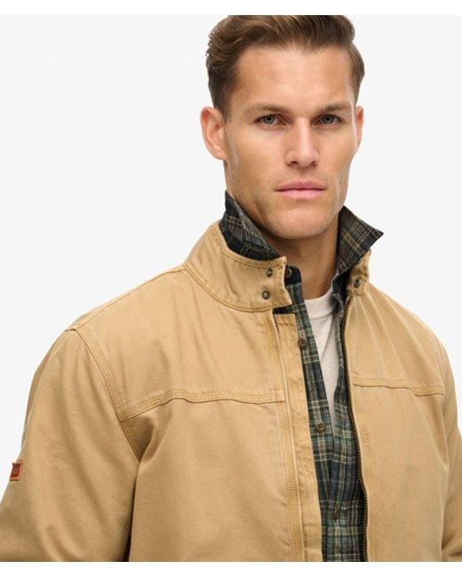 Superdry Natural & Co Classic Harrington Jacket for men