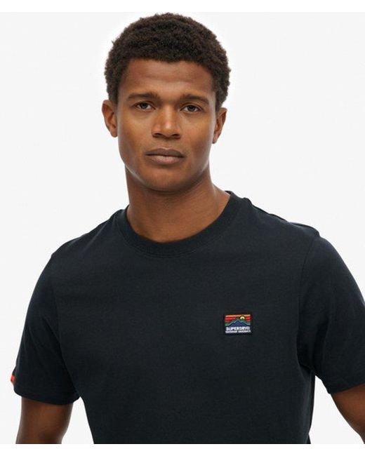 Superdry Blue & Co Great Outdoors Embroidered Relaxed T-shirt for men