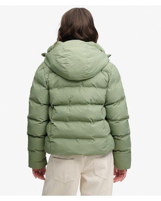 Superdry Green & Co Hooded City Padded Jacket