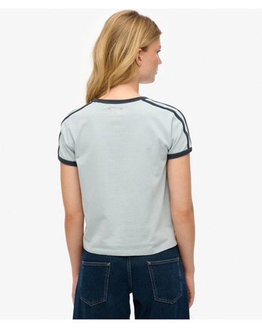 Superdry Gray & Co Athletic Essential Stripe T-shirt