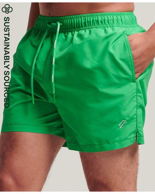 Bañador Code Essential de 38 cm Superdry de hombre de color Verde | Lyst