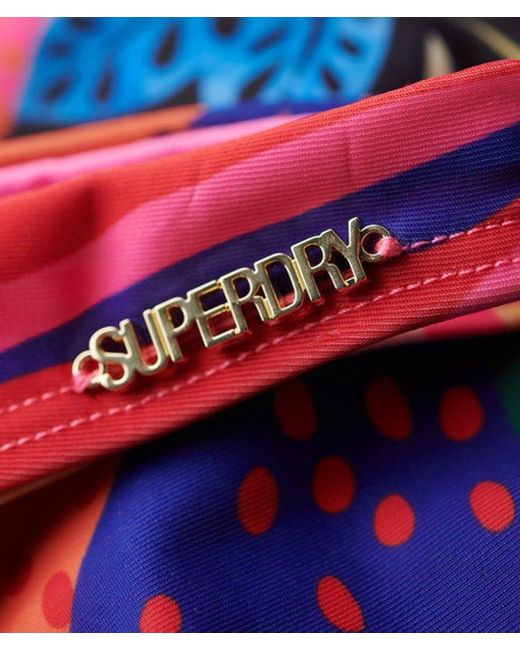 Superdry Red & Co Tropical Cheeky Bikini Briefs