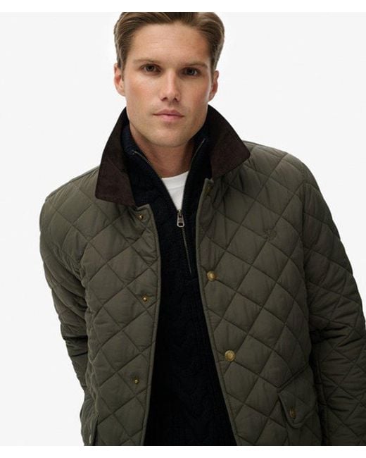 Homme Veste Coach Matelassée Estate Taille Superdry pour homme en coloris Green