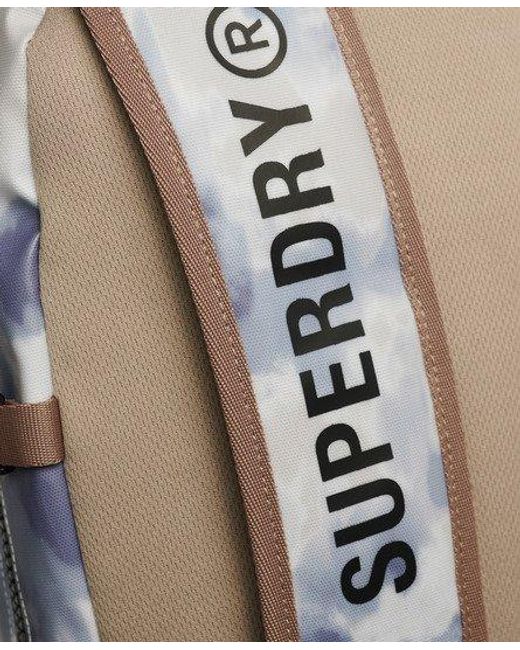 Superdry Gray Ladies Classic Tarp Rucksack