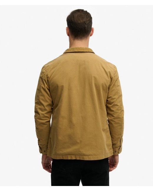 Superdry Brown & Co Cotton Burford Jacket for men
