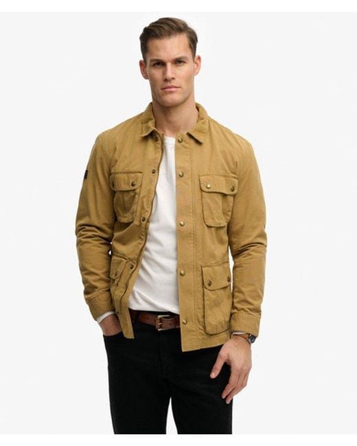 Superdry Brown & Co Cotton Burford Jacket for men