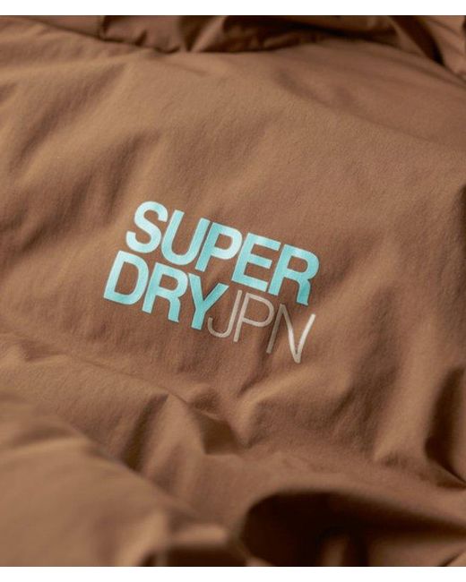 Superdry Blue & Co Hooded Boxy Puffer Jacket