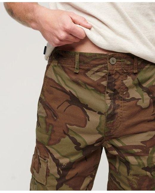 Pantalon cargo baggy en coton biologique Superdry pour homme en coloris Natural