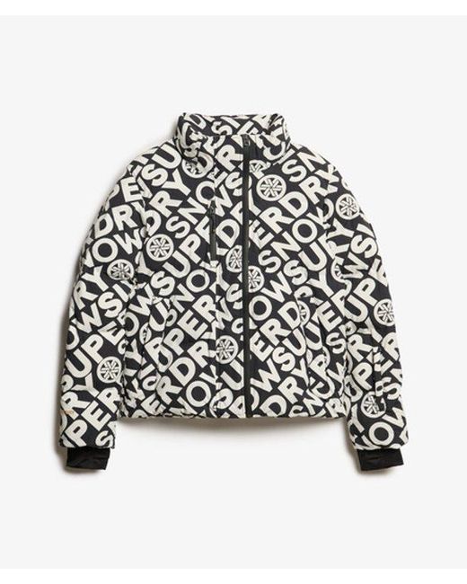 Superdry Black & Co Ski Boxy Puffer Jacket