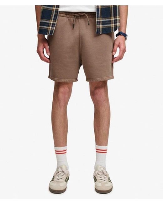 Superdry Brown & Co Micro Logo Shorts for men