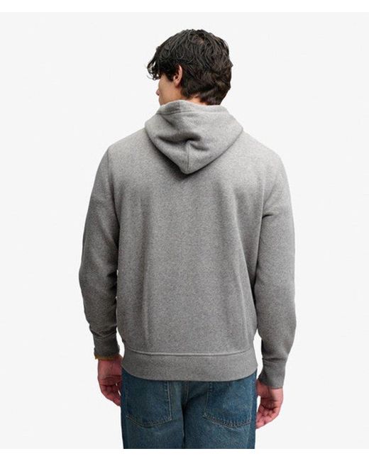 Superdry Gray & Co Essential Logo Hoodie for men