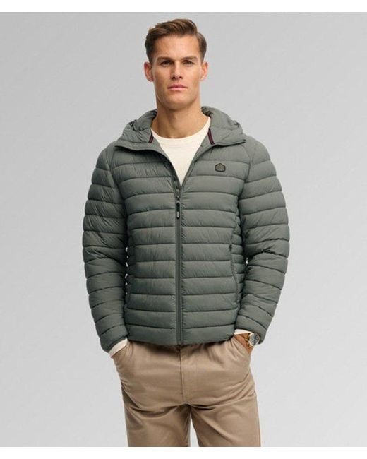 Superdry Gray & Co Hooded Fuji Lite Jacket for men