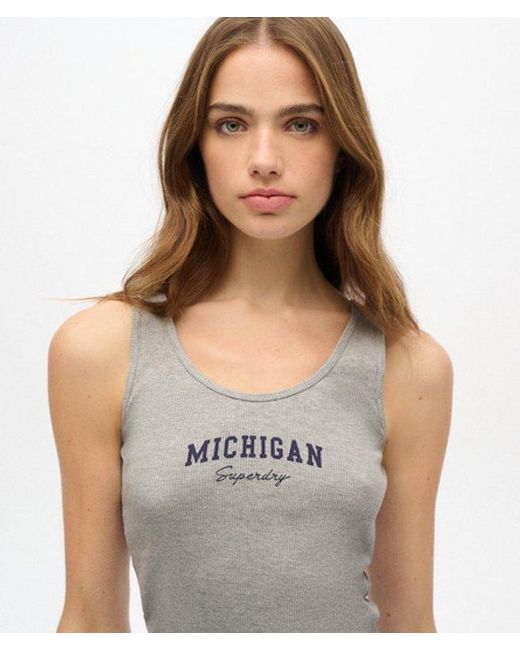 Superdry White & Co Athletic Essential Graphic Vest Top
