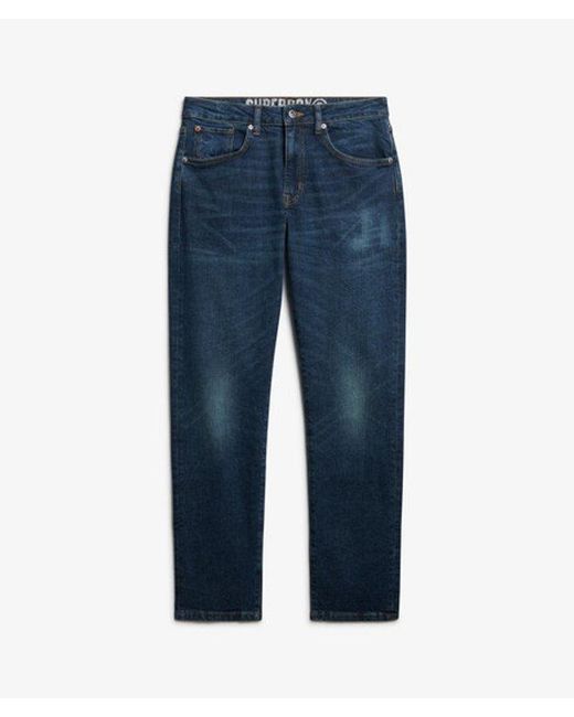 Superdry Blue & Co Organic Cotton Vintage Slim Straight Jeans for men